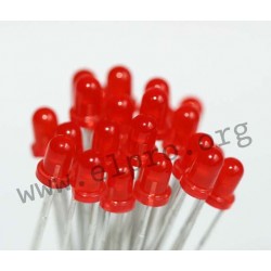 LED 3 mm rot