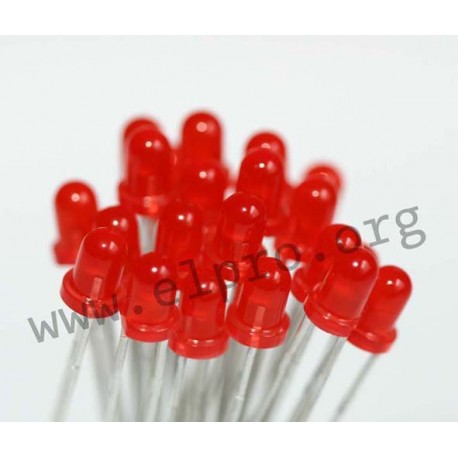 LED 3 mm rot
