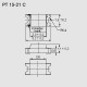 dimensions  PT 15-21 C PT 15-21 C PT15-21C/TR8