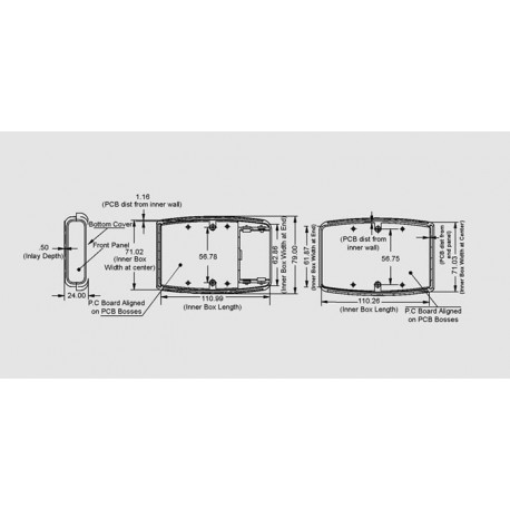 dimensions incl. battery case