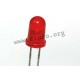 5mm, rot, diffus, 2mA LED 5 mm rot 3,7mCd 50° LTL-307ELC