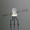 LED 3mm rot/grün 80/40mCd