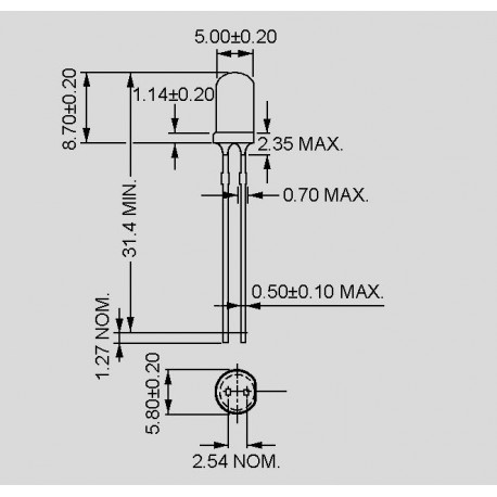 Abmessungen HSDL 4220