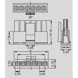 Abmessungen 87 H 301X1C