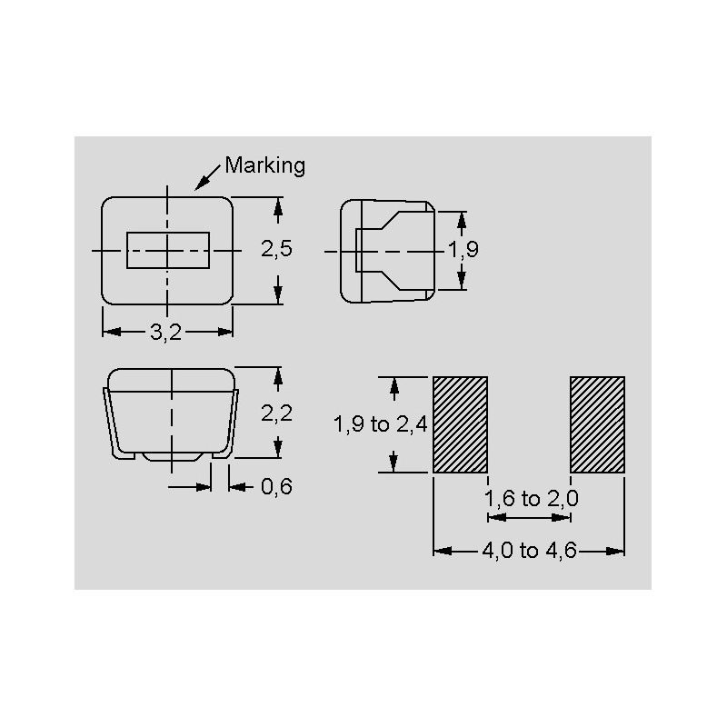 CM322522101KL Bourns Induktivitäten, SMD elpro Elektronik