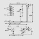 dimensions and terminal pin assignment PSAIG 15V 5A G3 RS-75-15