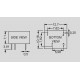 dimensions and terminal pin assignment SMA01M-05