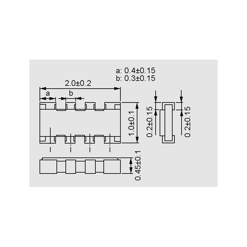 MNR04M0APJ470 Rohm SMD resistor networks, 4 resistors elpro Elektronik