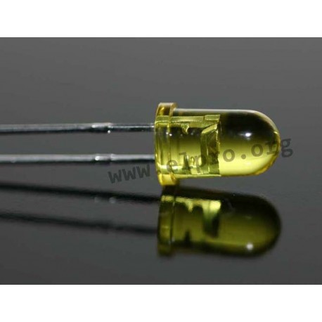 5mm, gelb, transparent