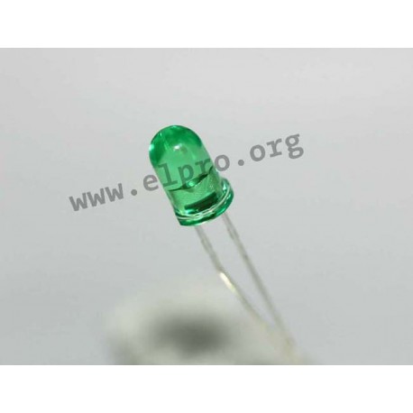 5mm, grün, transparent