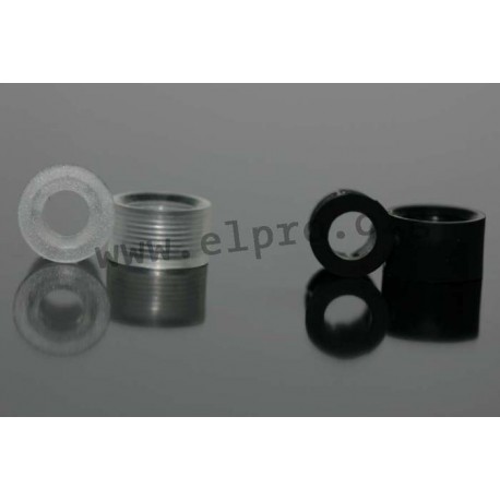 Hülse & Ring: clear and black