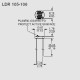 dimensions  LDR 105/106 LDR 105 VT43N1