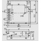 dimensions and terminal pin assignment SD-25A-5