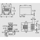 dimensions RJ 45 SMD A-20042-LP/SMT-A