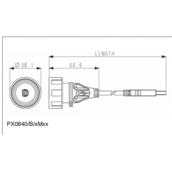 dimensions PX0840/B_