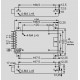 dimensions and terminal pin assignment MSP-300-12