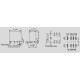 dimensions, pin board and circuit diagram FTR-B4G_ FTR-B4GA003Z-B05