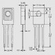 dimensions TO126 BD 680 A BD680AS