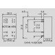 dimensions and terminal pin assignment DCW 08A-12 DCW08A-12