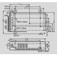 dimensions and terminal pin assignment SD-200D-24