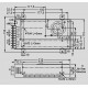dimensions and terminal pin assignment SD-350B-5