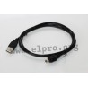 USB ABmini 5-pol 1m