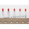 LED 3 mm rot 8,7mCd 60° reel