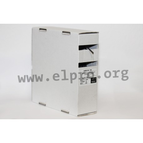 S 1,6mm 2:1 15m schwarz