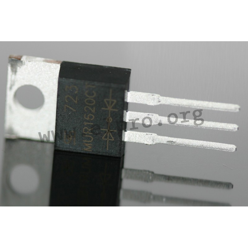 MUR 1660 CT, 16 A (2x8A), super fast (rectifier diodes) - elpro Elektronik