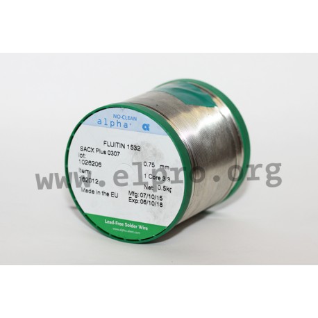 SACXPlus0307 d 0,75mm 500g