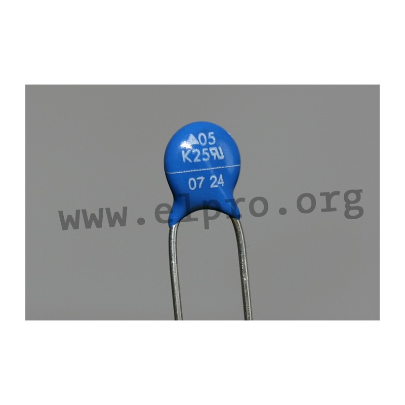 S 05 K 275, varistors by Epcos elpro Elektronik