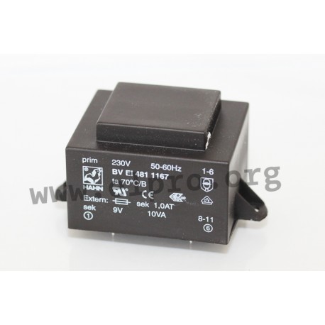 BVEI4811120 Hahn PCB transformers, 10VA - elpro Elektronik