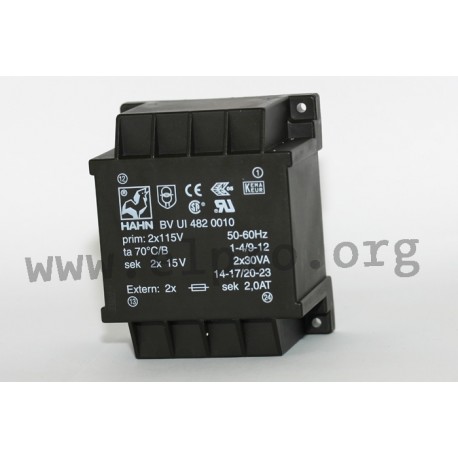 Flachtransformatoren von Hahn