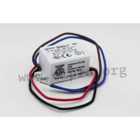 LED-switching power supplies series RACV04