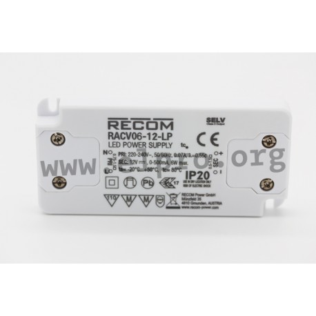Recom RACV06-LP Serie