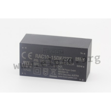Recom RAC10-K/277 series
