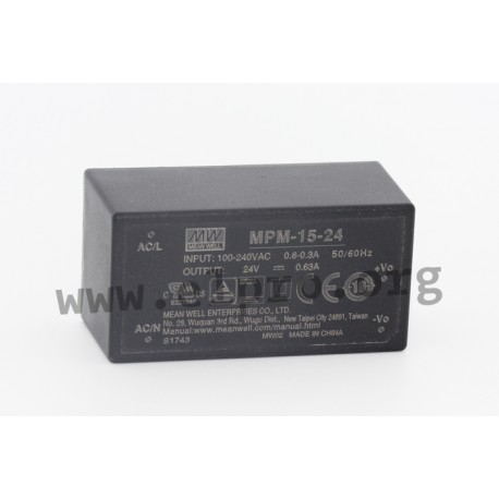 Mean Well MPM-15-Serie