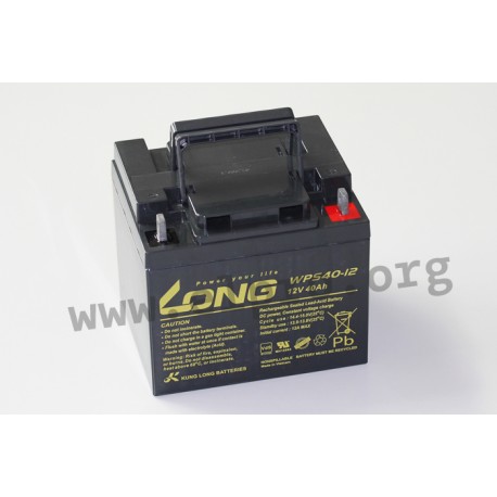 WPS40-12, Kung Long Batteries, 12 V, by Kung Long