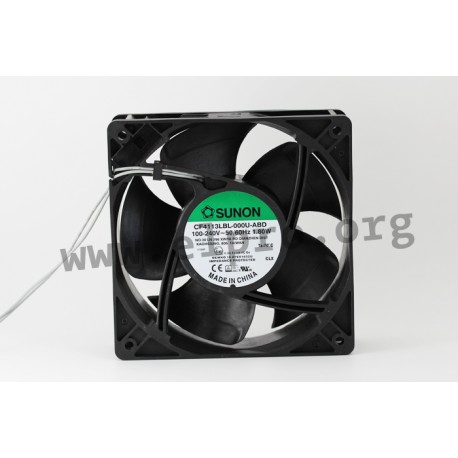 A12010430G-00, Sunon fans, 120x120x38mm, 230115V AC, with lead wires, CF series, CF 4113 LBL-000U-ABD