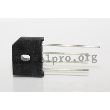 KBU604G T0, Taiwan Semiconductor, flat rectifiers 6A