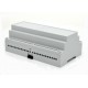 MR9/CB/GREY, ELBAG, DIN rail enclosure, connection for modular terminals MR 9CB MR9/CB/GREY