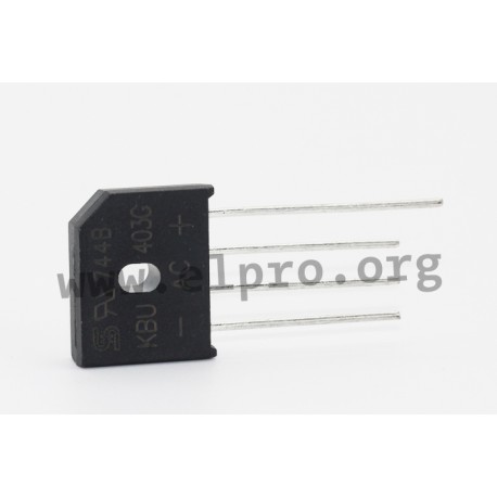 KBU407G T0, Taiwan Semiconductor, Flachgleichrichter 4 A