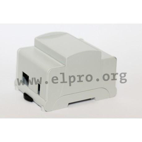 MR6/HD-A1, ELBAG, DIN rail enclosure, variable connector covers