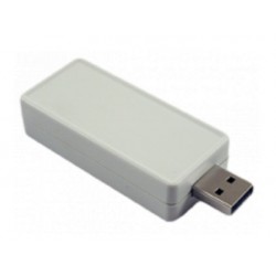 1551USB1GY, Hammond USB-Gehäuse, ABS, IP54, 1551USB Serie