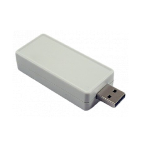 1551USB1GY, Hammond USB-Gehäuse, ABS, IP54, 1551USB Serie