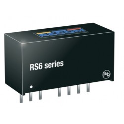 RS6-2412D, Recom DC/DC converters, 6W, SIL8 housing, RS6 series