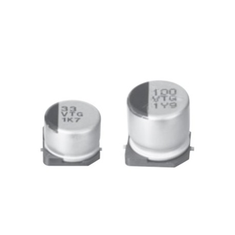 EEETG1A221P, Panasonic electrolytic capacitors, SMD, 125°C, low ESR, TG series