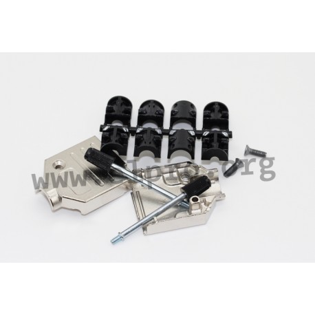 AMET-09 RS, metal, straight cable outlet, EMV, by Assmann