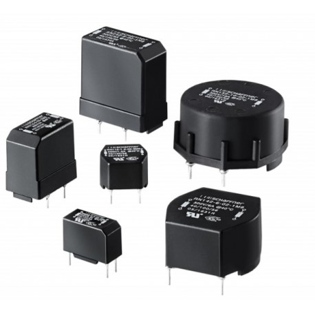 RN242-4-02-3M3, Schaffner current-compensated chokes, fully potted, vertical, RN series