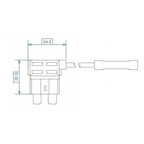 H1400, iMaXX, automotive blade type fuse holders, for normOTO